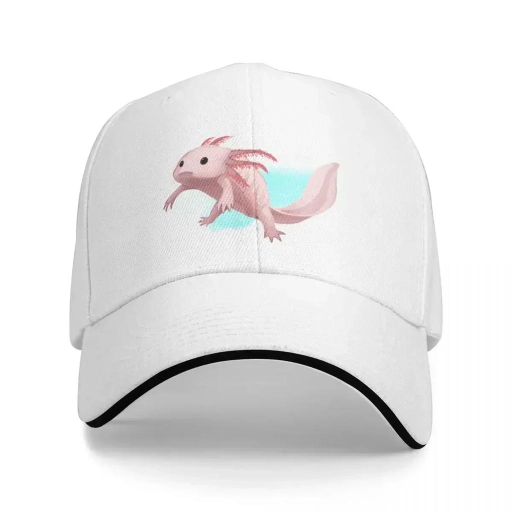 Axolotl Baseball Cap Sunhat Golf Hat Genuine Anime Beach Outing Unisex Womens