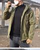 Men's Tactical Outdoor Camouflage Soft Shell Jacket - Windproof Waterproof Fleece Coat for Mountaineering