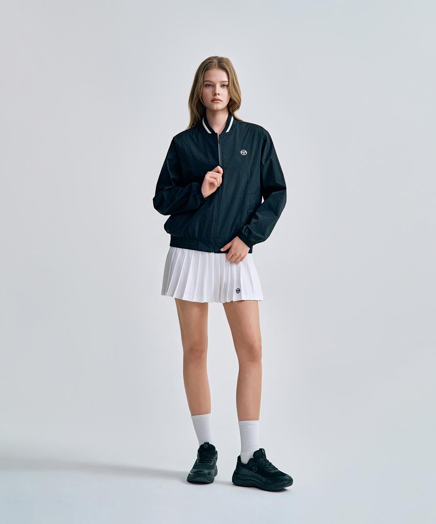 Sergio Tacchini U Light Stretch Varsity Jacket (Black)
