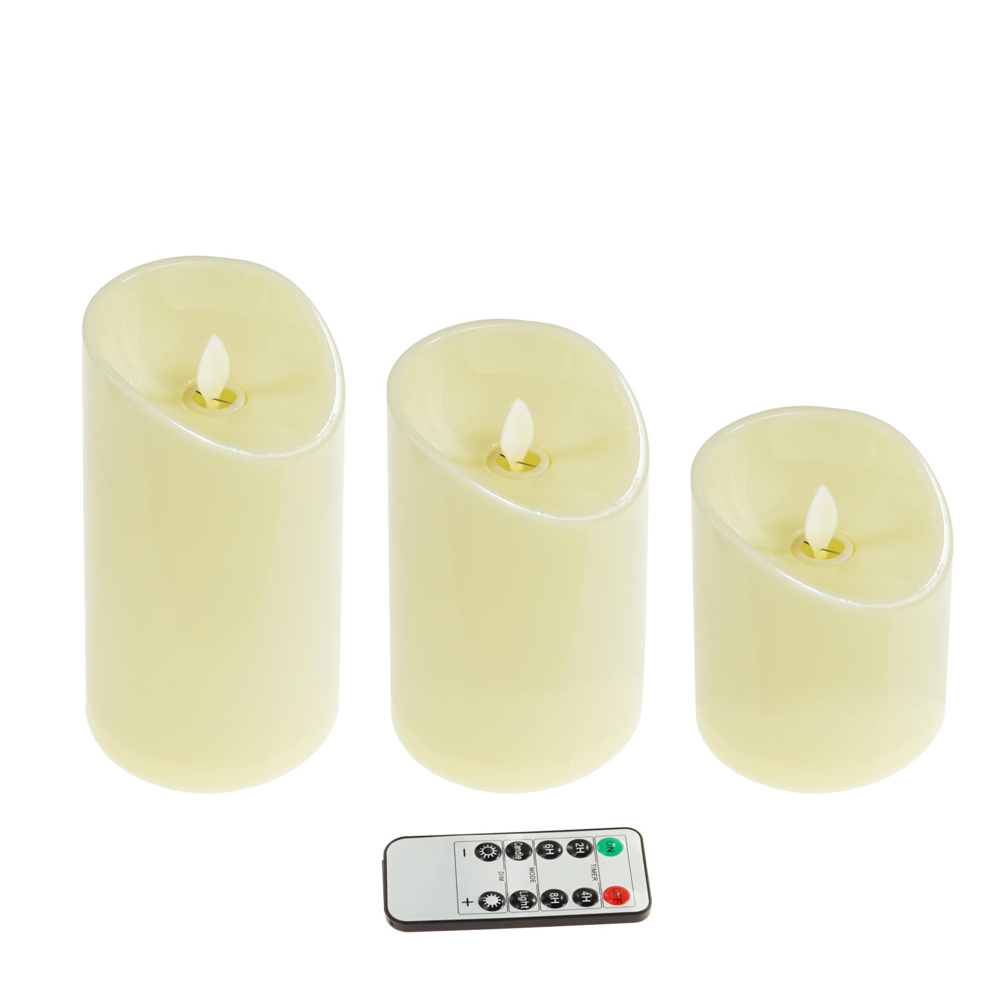 

Світлодіодні свічки Supretto з пультом, 3 шт. (Арт. 4570)