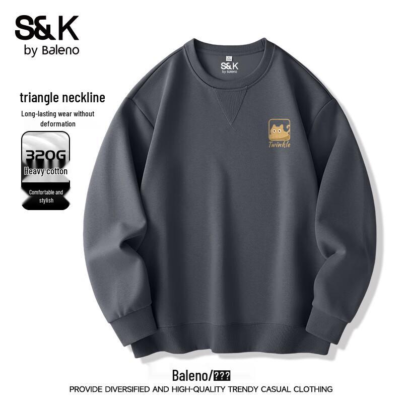 Baleno S&K Series Men's Round Neck Graphic Sweatshirt