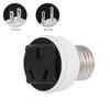 1PC E27 ABS US/EU/AU Plug Connector Accessories Bulb Holder Lighting Fixture Bulb Base Screw Adapter Portable White Lamp Socket