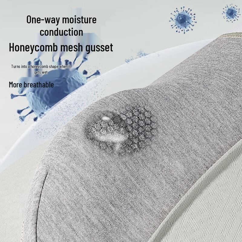 Nanjiren Men's 3-Pack Cotton Antibacterial Boxer Briefs