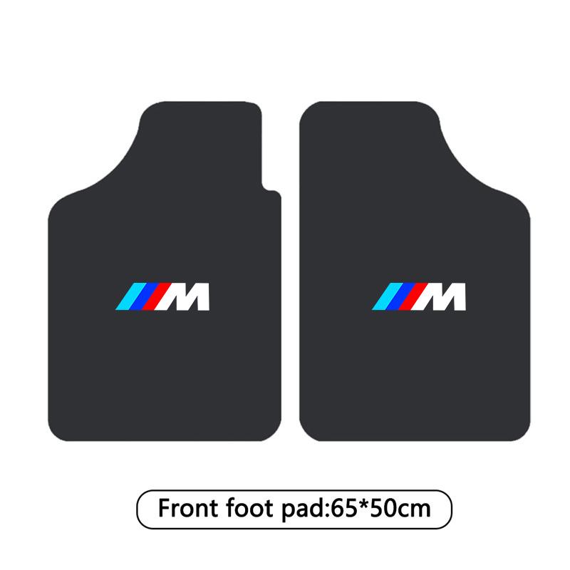 BBIJ5 Car Floor Mat Auto Front and Rear Carpet Foot Mats with Rubber Backing For BMW M3 M4 M5 E39 E46 E60 E90 X1 X3 X5 X7 F10 F20 F30