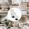 Modern Style Gray Microfiber Fabric Recliner Lounge Chair with Big Tall Metal Frame Massage Function for Home Office Bedroom