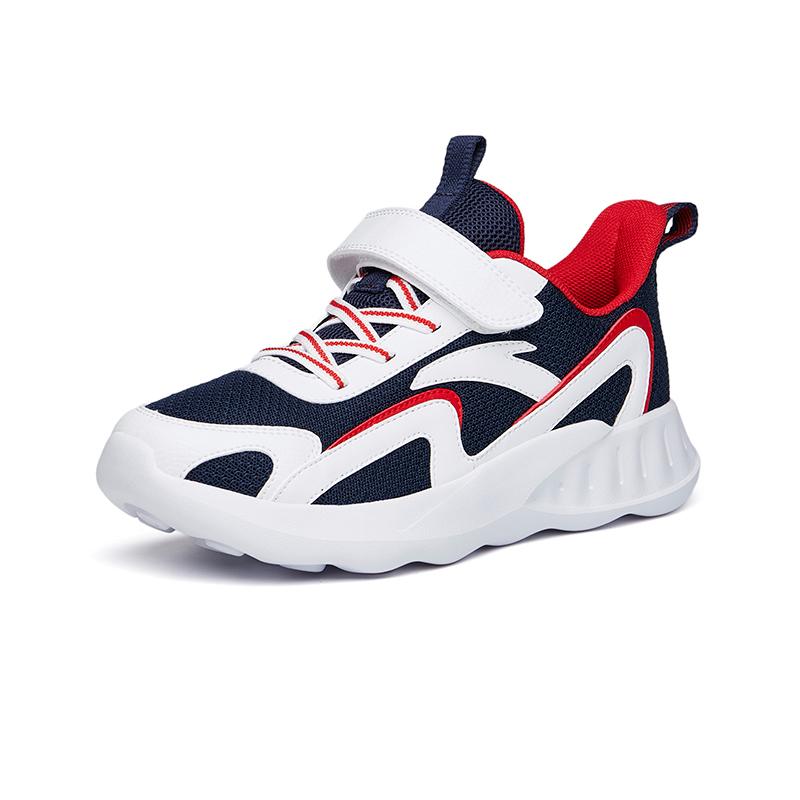 Anta Versatile Non-Slip Durable Low-Top Kids Running Shoes Men sneaker Blue White A312345568J-1