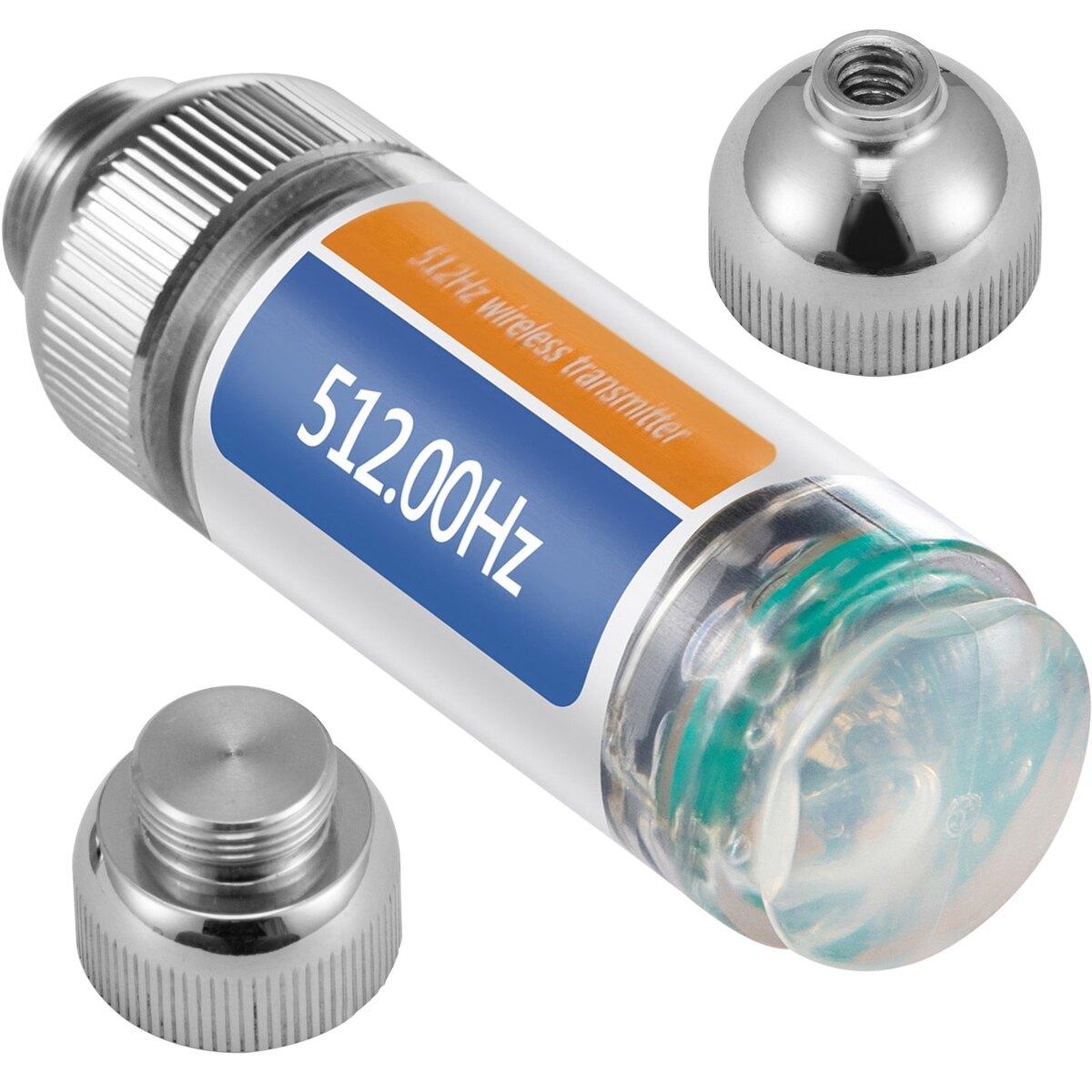 Sonde 512Hz Connecteurs 8/5 et 1/4-20 Localisateur Rigide de Drain pour Localiser & Détecter les Petits Égouts & Tuyauteries, Argent