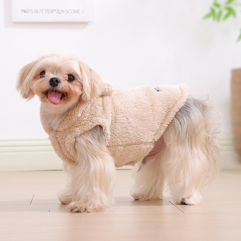 Autumn Winter Dog Clothes for Small Medium Dogs Warm Plush Rabbit Ears Pet Coat Cute Soft Puppy Sphynx Cat Chihuahua Costume