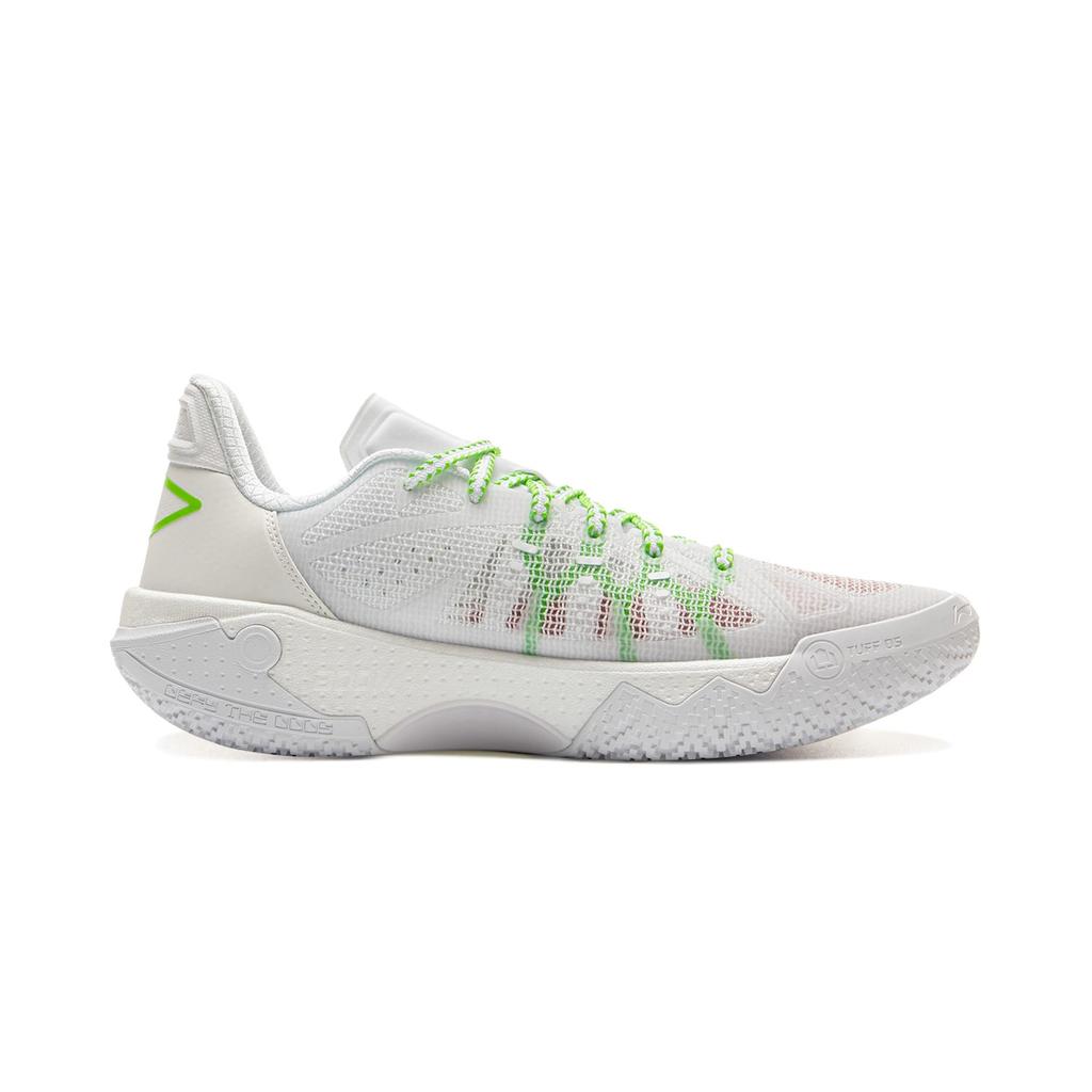Li Ning Jie Ao 2 Low top Outdoor Basketball Shoes Men's White Green ABFV013-4