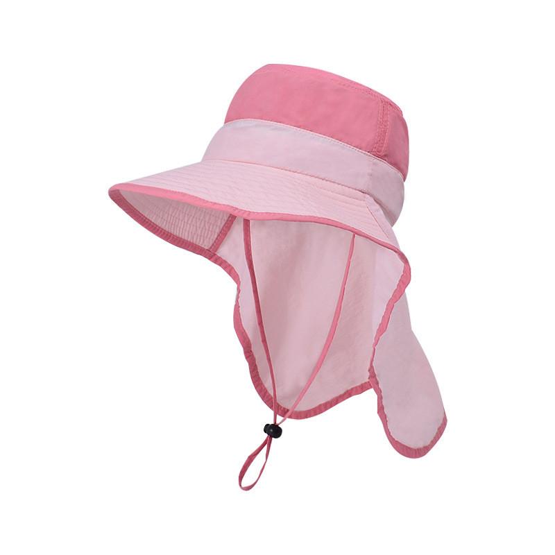 Kids Summer Bucket Hat With Breathable Nylon Uv Sun Protection For Outdoor Play And Sunshade