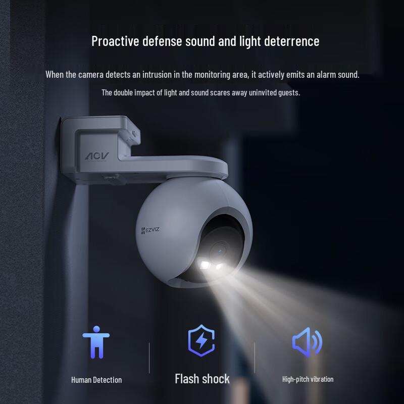 EZVIZ HB8 4K 8MP Outdoor 4G Solar PTZ Camera (CN Version)