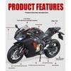 1/9 Maßstab Honda HRC CBR1000RR Fire Blade Legierung Sportmotorrad Diecasts Metall Spielzeug Rennmotorrad Modell mit Licht Kindergeschenk