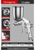 Pneumatic High Atomization Stainless Steel Spray Gun for Latex & Small Car Paint