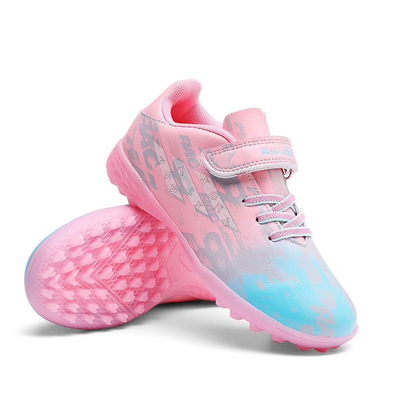 Mandarin duck children primary school children football shoes competition training sports shoes football Velcro free lace-up