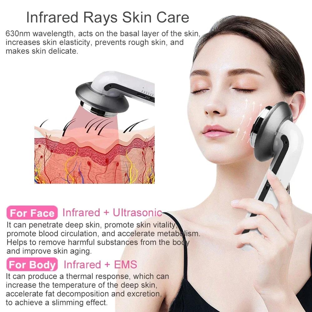 Ultrasound Cavitation EMS Body Slimming Massager Lipo Fat Burner Machine Galvanic Infrared Ultrasonic Weight Loss Beauty Health
