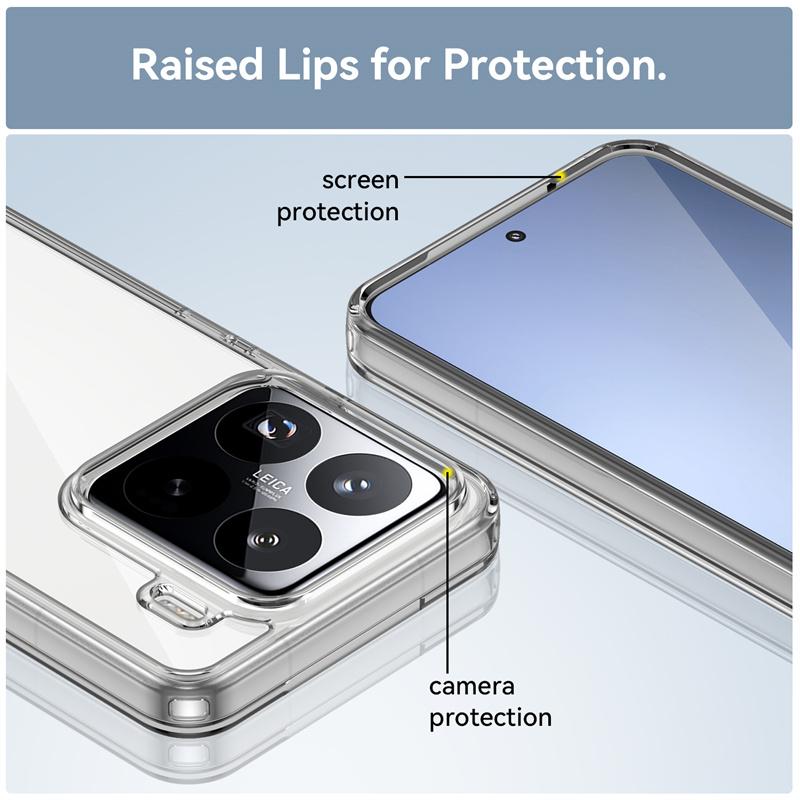 For Xiaomi Mi 15 Pro Case Cover Xiaomi Mi 15 Pro Capas Shockproof Armor Bumper Clear Transparent Multicolour Fundas Mi 15 Pro