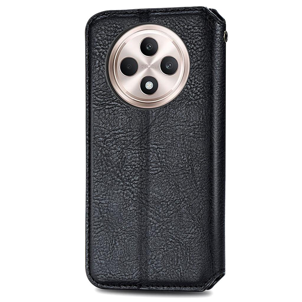 Für TECNO Spark 30C 4G PU Lederhülle Rautenprägung Brieftasche Ständer Handyhülle