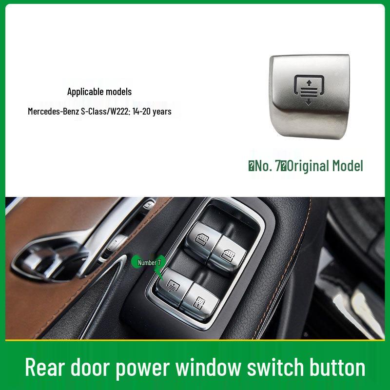 Mercedes-Benz S-Class W222 Window Lifter Switch Button (Part No. 2229051505)