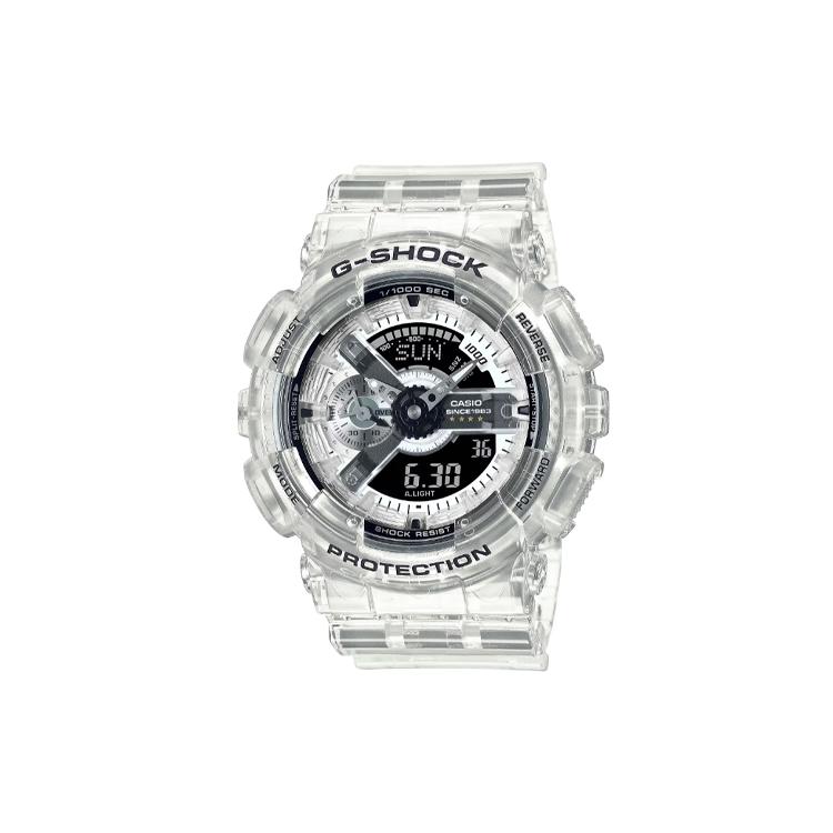 

CASIO Men Liquid Crystal/Analog Dual Display Series White Watch GA-114RX-7AJR GA-114RX-7AJR White Strap