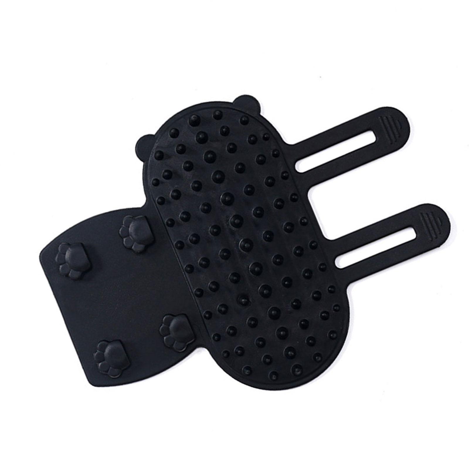 

Щітка для догляду за котячими подряпинами Щітка для масажу Cat Self Groomer Scratcher Гребінець Кутовий грумер для котів Заспокійливий засіб чорний