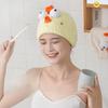 Clownfish Funny Water-absorbing Coral Velvet Dry Hair Cap Cartoon Cute Animal Pet Three-dimensional Shape Shower Cap