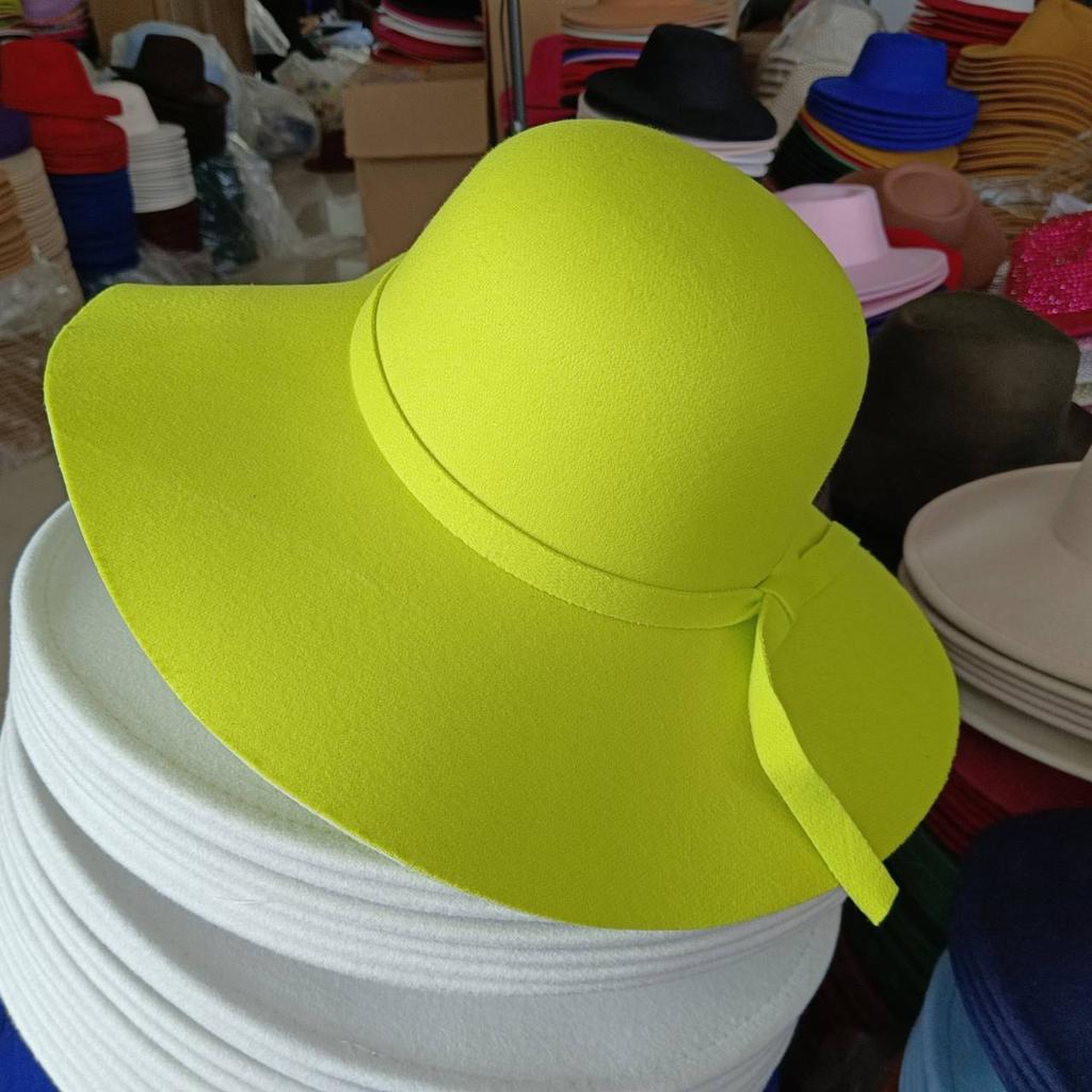 2023 Kapelusz Fedora Szerokie Rondo Filcowa Czapka Letnia Plażowa Damska Dziewczęca Pani Podróżna Miękki Kapelusz Przeciwsłoneczny na Plażę Składany Jeziorny Błękit Fioletowy