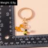 Schattige Dierensleutelhanger Bijenraat Sleutelhanger Tuinsleutelhangers Souvenir Cadeaus voor Vrouwen Mannen Handtas Accessoire Sieraden