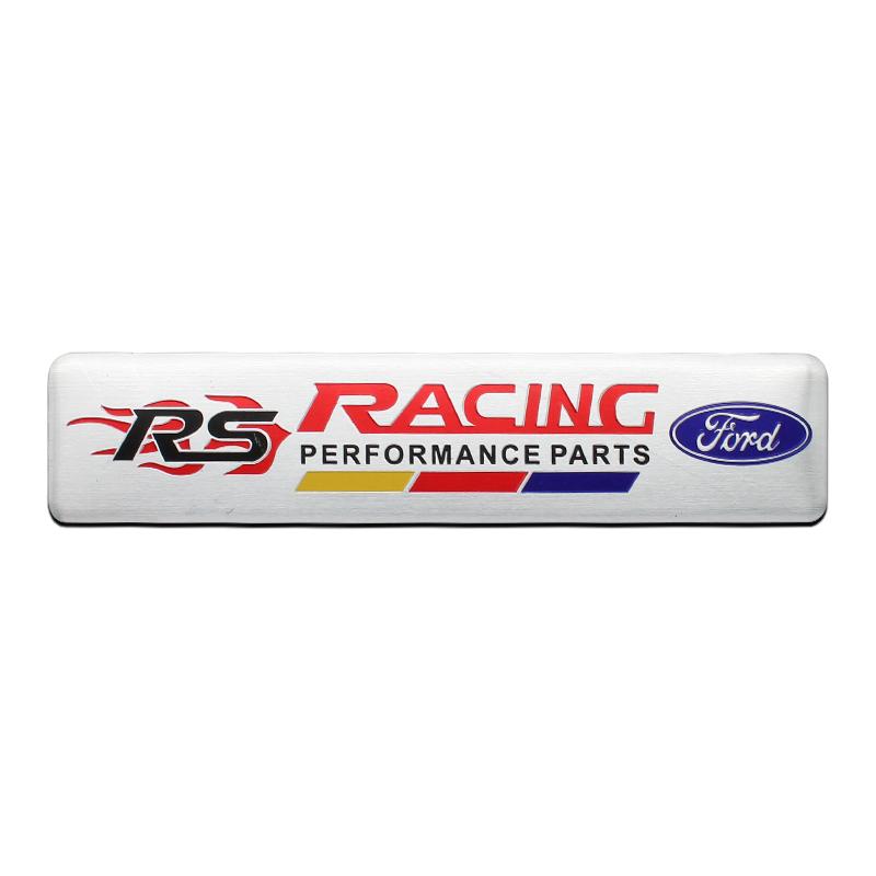 HDC3 For Ford Fiesta Kuga Mondeo Mustang S-MAX C Max Ranger Mk4 3D Aluminum Car Body Emblem Stickers Tail Trunk Badge Decal Accessory