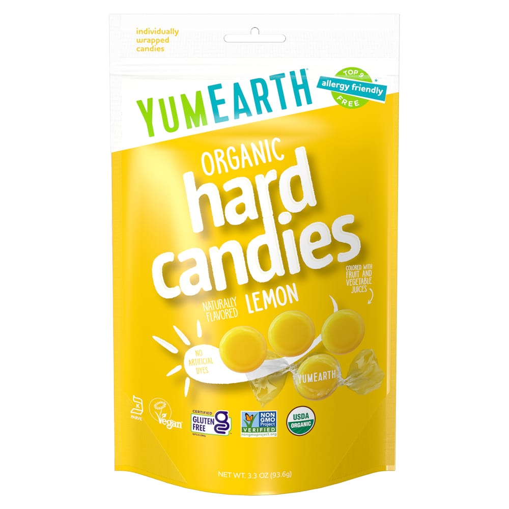 iHerb YumEarth Lemon Hard Candy 3.3 oz (93.6 g)