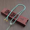 Adjustable Seiko Lotus Jade Pendant Necklace Rope for Men and Women