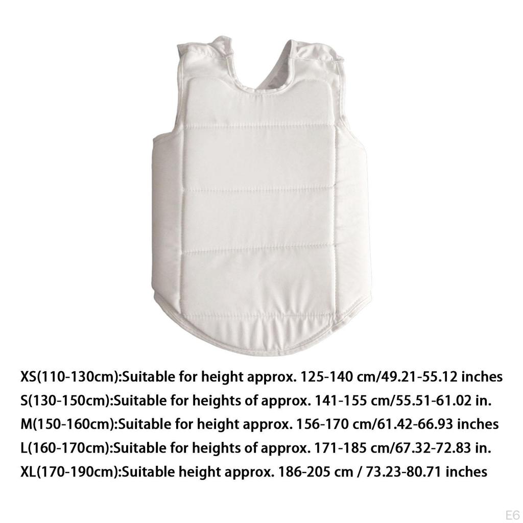 Karate Guard Body Protector Box Sân Taekwondo Vestă Rib Armor for Outdoor