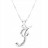 Collier Argent Lettre I Initiales Grande Lettre I Alphabet Argent 925