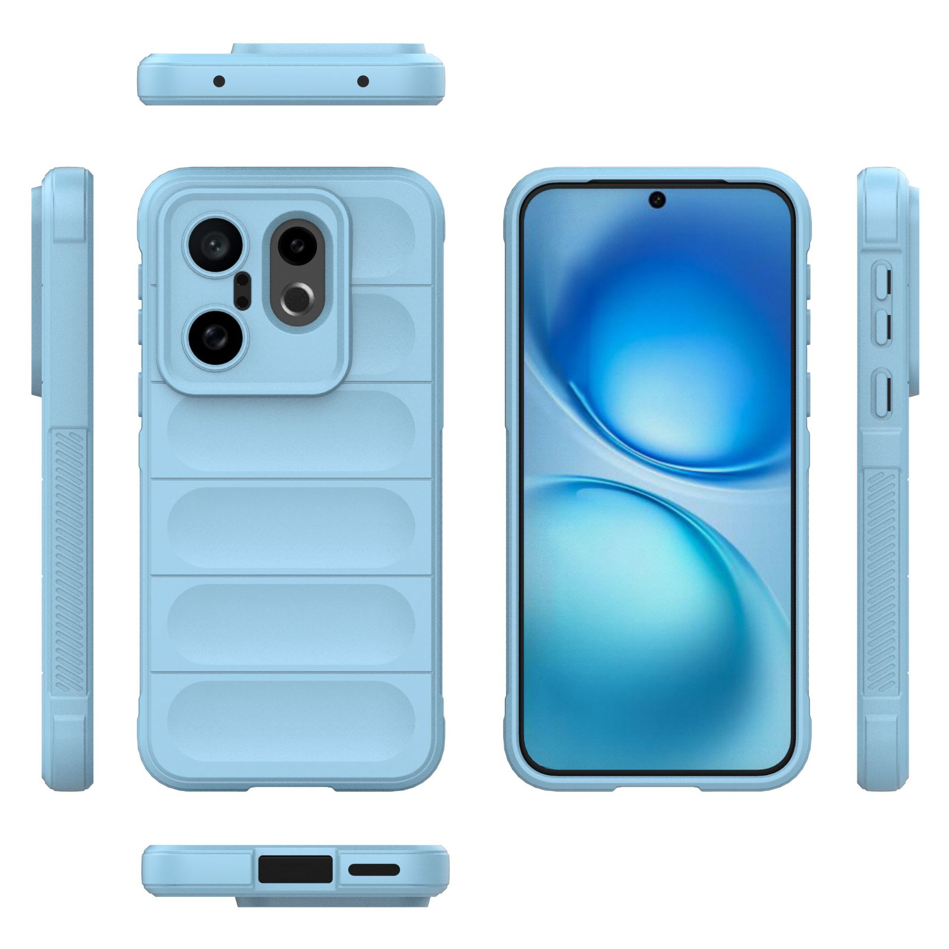 

Чехол для телефона Vivo X200 FE, Мягкий ударопрочный чехол из ТПУ Чехол для телефона для Vivo X200 FE Vivo X200 FE зелёный