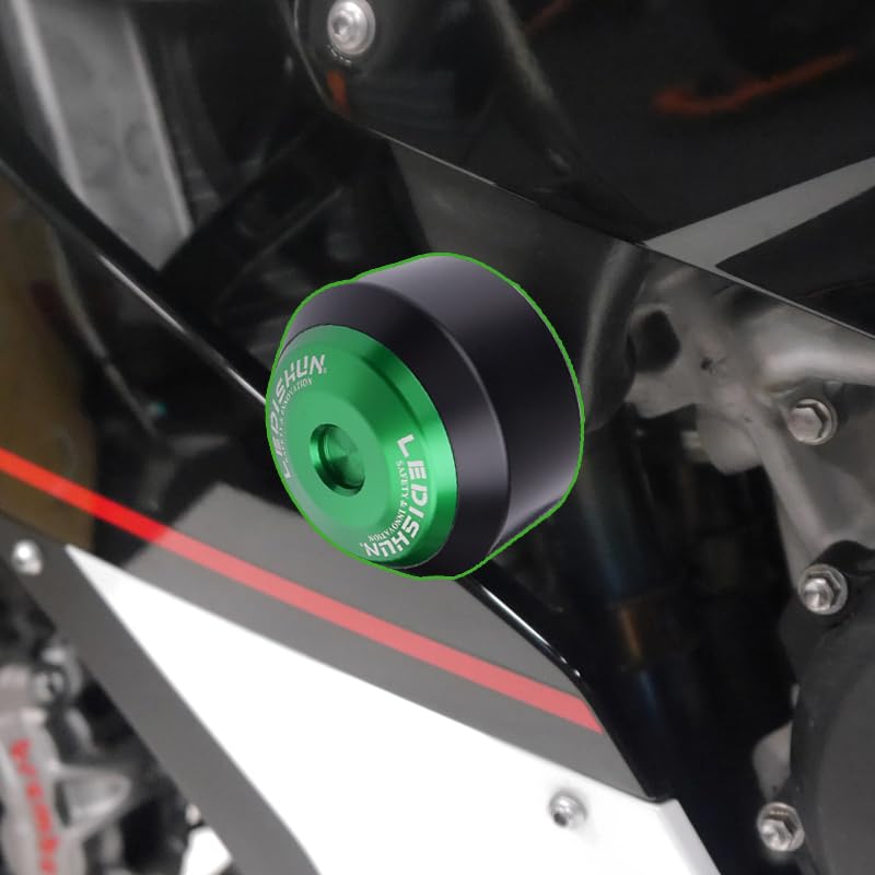 LEDISHUN Motorcycle Kawasaki Ninja ZX10R 2011-2023 Frame Slider Engine Slider (Black)