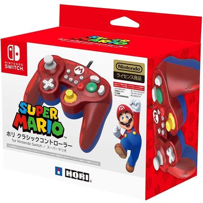 Licencjonowany kontroler Hori Classic do Nintendo Switch Mario Switch [produkt Nintendo] [kompatybilny z Nintendo]