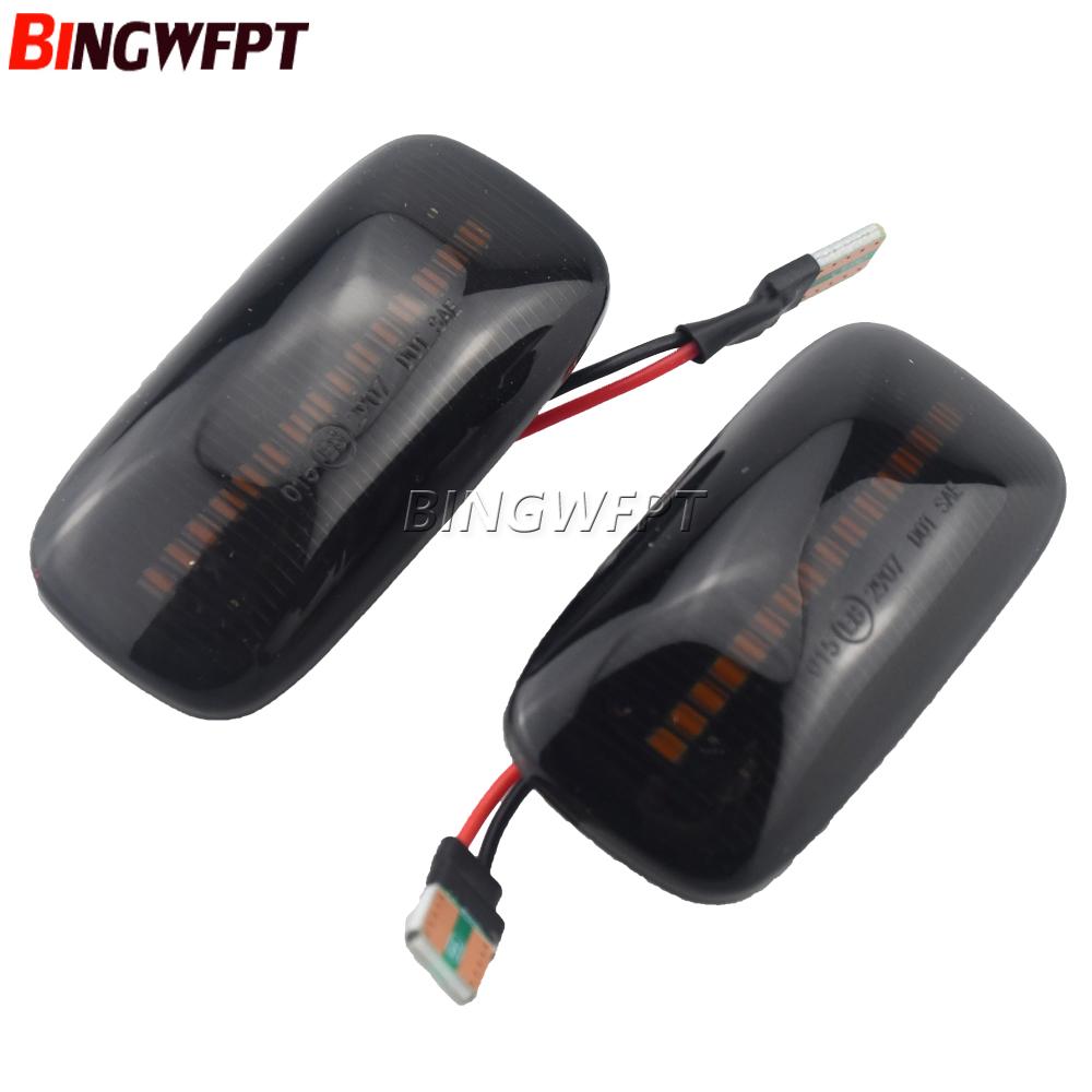 2x Flowing LED Side Marker Dynamic Turn Signal Light Lamp For Nissan Maxima Skyline R34 Almera N15 N16 Pulsar Primera P11 P12