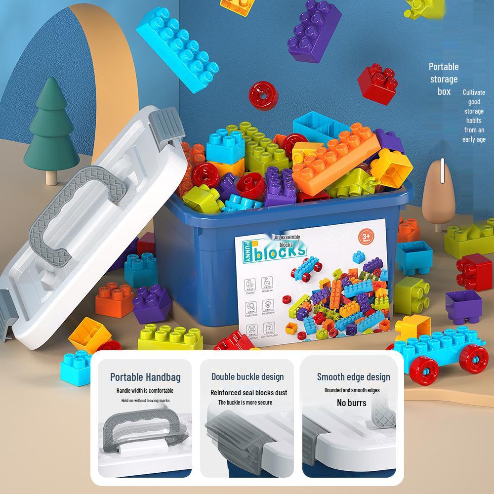 Bloques de Construcción Clásicos de Colores para Niños - Juguetes de Educación Temprana para Edades 3-6