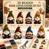 Mały Zestaw do Tworzenia Zwierzątek 3D z Koralików, Miniaturowy Zestaw do Rękodzieła Krasnoludka 3D z Koralików, Kreatywny Zestaw 4-Pak DIY Goblinów do Koralikowania z Instrukcjami, Ręcznie Robione Urocze Koralikowe