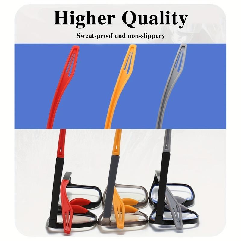 +100~+400 6er-Pack quadratische Vollrand-Lesebrillen mit modischem Kontrastfarbdesign für Damen und Herren