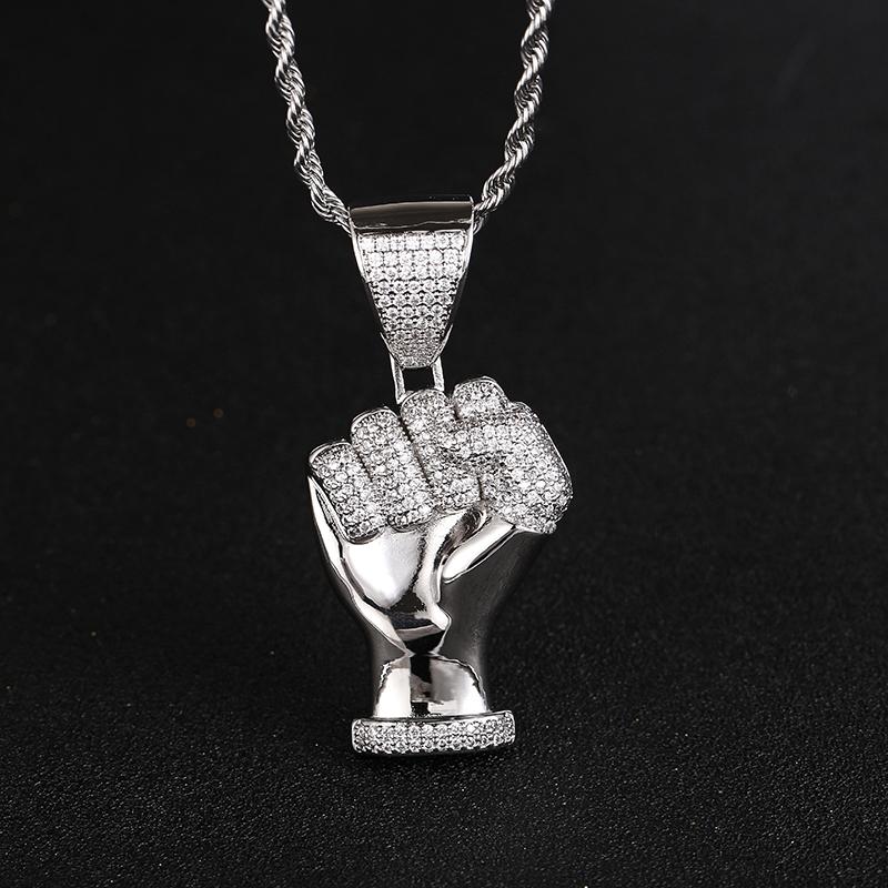 WS Best-selling Hip-hop Style 18K Gold Plated Copper Alloy Children s 5A Zirconia-set Oval-shaped Charm Pendant серебряный