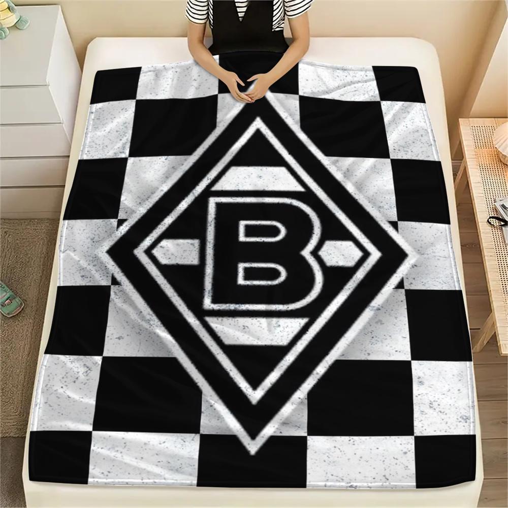 1pc Borussia Print Flannel Blanket, High quality Comfortable for All Seasons, Home Decor, Warmth and Comfort, Perfect for Christmas Gifts19