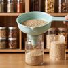 Set di 7 Imbuti a Bocca Larga Cucina con Filtro Rimovibile Imbuto in Plastica a Bocca Larga per Riempire Bottiglie Trasferimento Liquidi