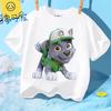 Cute Boys Girls Casuals Tops Summer Birthday Clothing Gift Hots Paw Patrol Kids T-shirts Kawaii Cartoon Character Printed Shirts