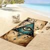 Mystical cosmic eye elegance Print beach towel, quick drying, suitable for travel, outdoor sports, jogging, the beach and swimming, gift