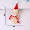 Christmas Cute Blush Joint Bear Bag Cute Clothing Accessories Bear Doll Pendant