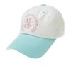 Allincomplete Round Logo Ballcap   White Block