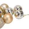 36Pcs Christmas Tree   Ornaments Shatterproof Hanging Decorations Xmas Pendant for Festival Holiday Party