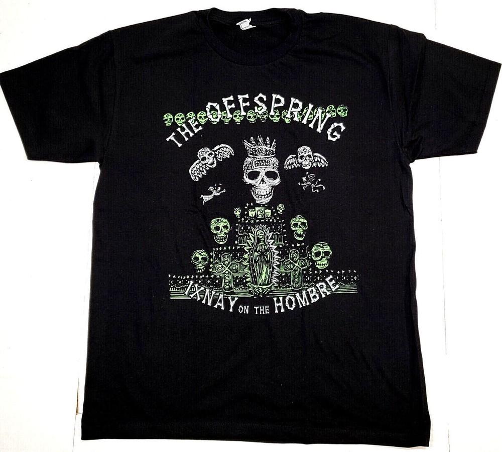 ВИНТАЖНАЯ Футболка THE OFFSPRING BAND Черная S-234XL Унисекс Новая E544 Унисекс Футболка XXL