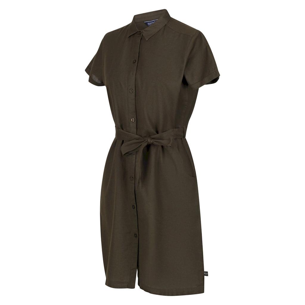 Regatta Womens/Ladies Quinta Linen Shirt Dress