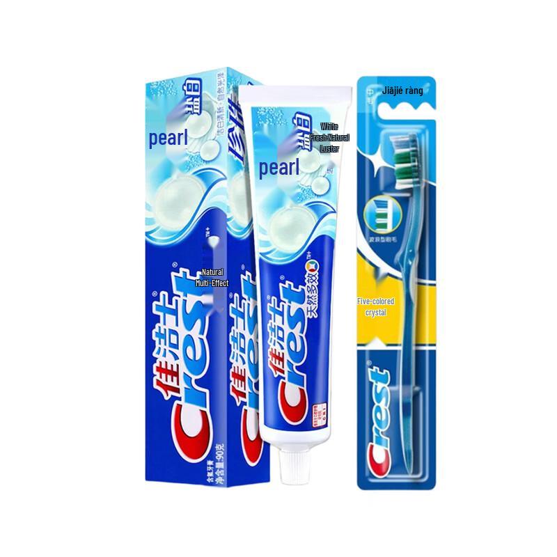 

Crest Pearl Salt White Toothpaste & Toothbrush Set
